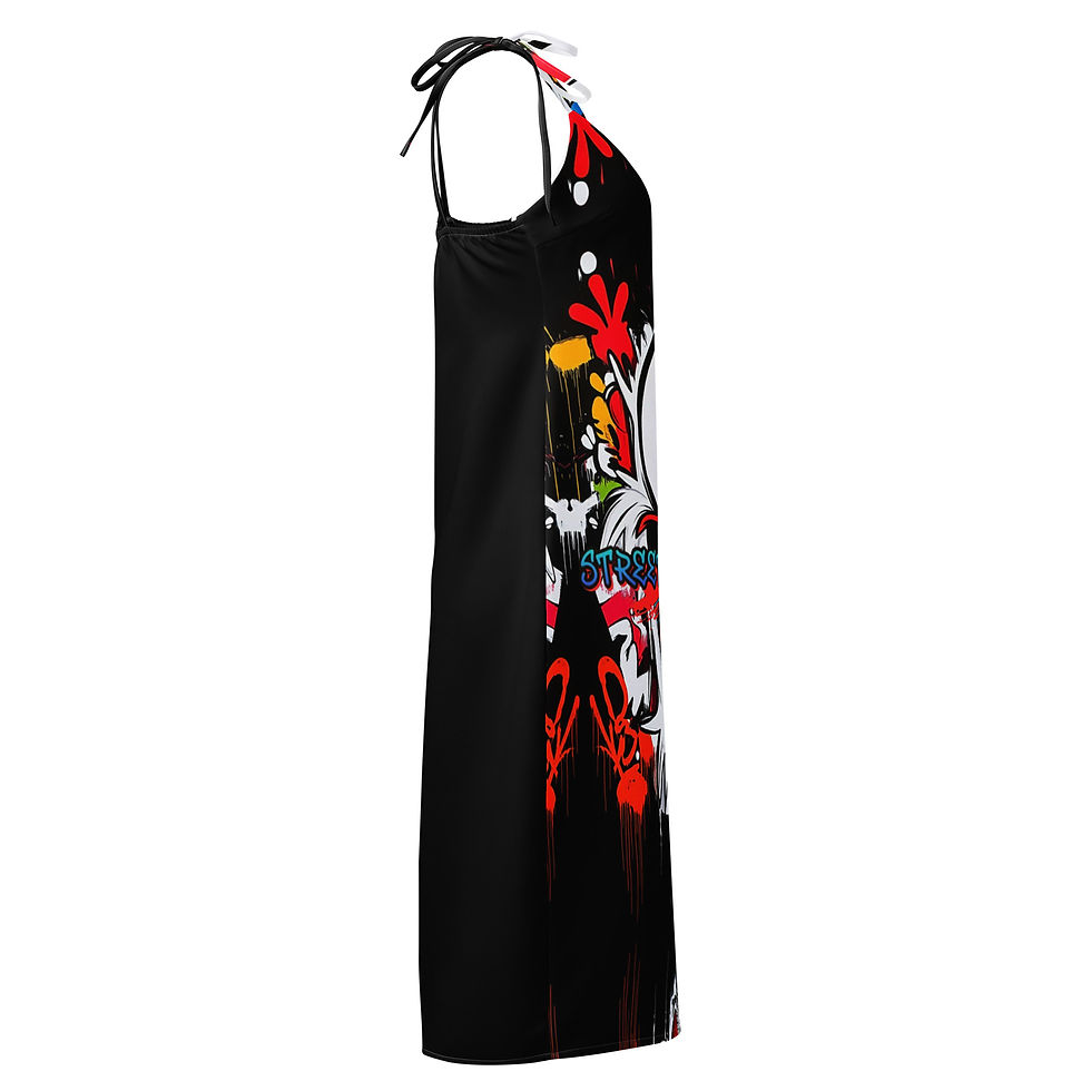 Miniature : Tie-strap midi dress Street Syndicate Oups Edition