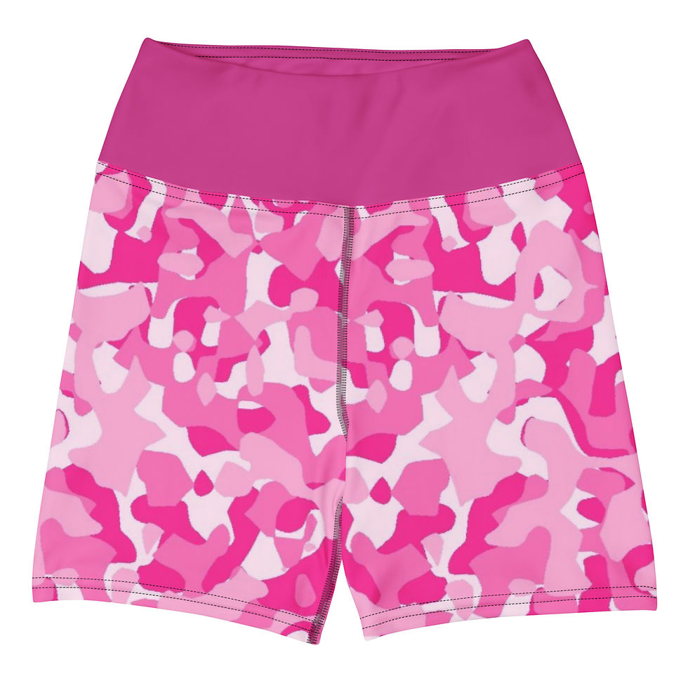 Miniature : Yoga Shorts Street Syndicate Military  pink Edition