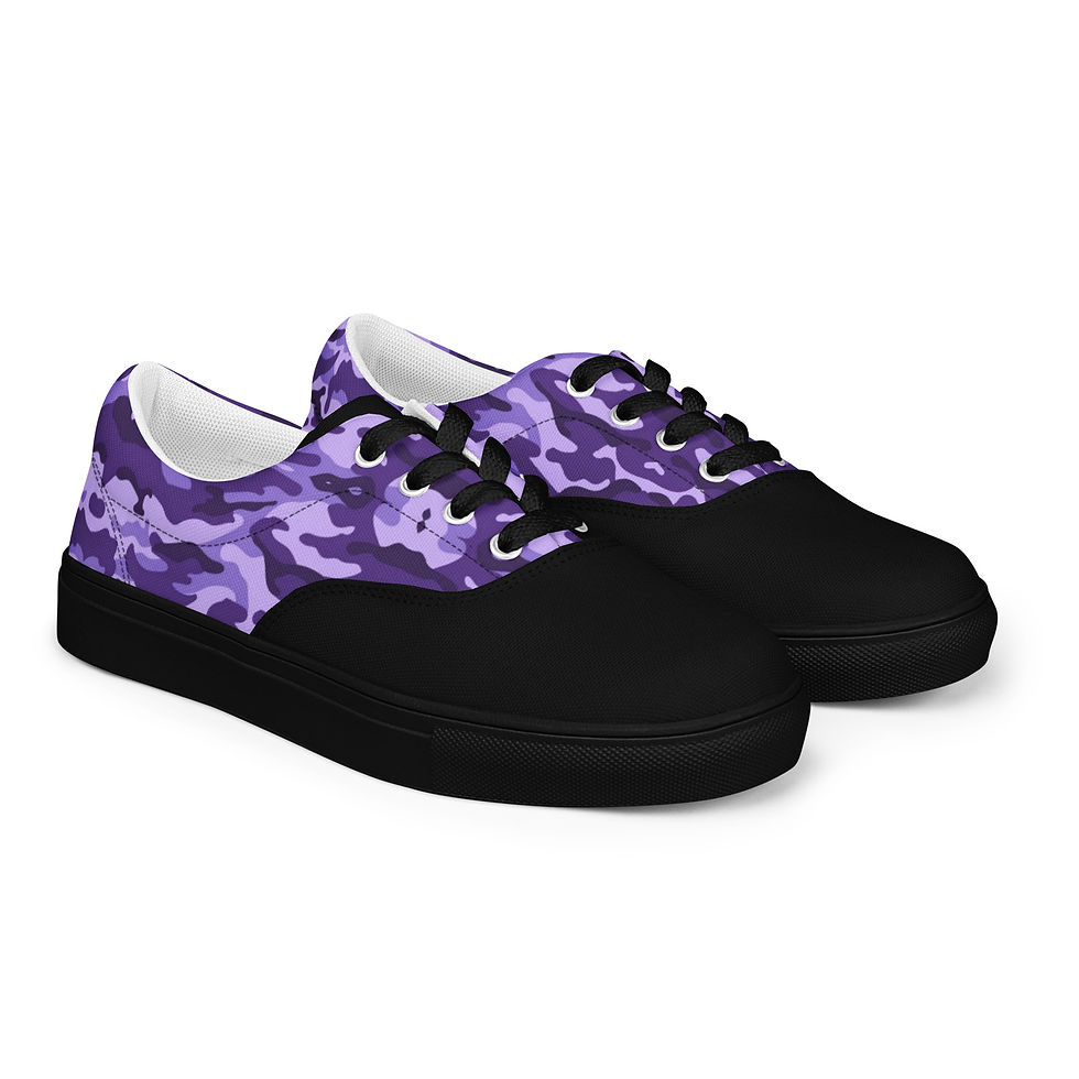 Miniature : Women’s lace-up shoes Street Syndicate Edition Purple Army