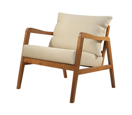 Cadeira Serena da Fascine Design para lounges de eventos, casamentos e recepções sofisticadas.