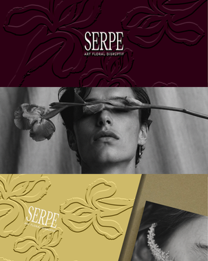 fleuriste branding art floral identite visuelle logo premium luxe par Studio Inceptia graphiste premium luxe