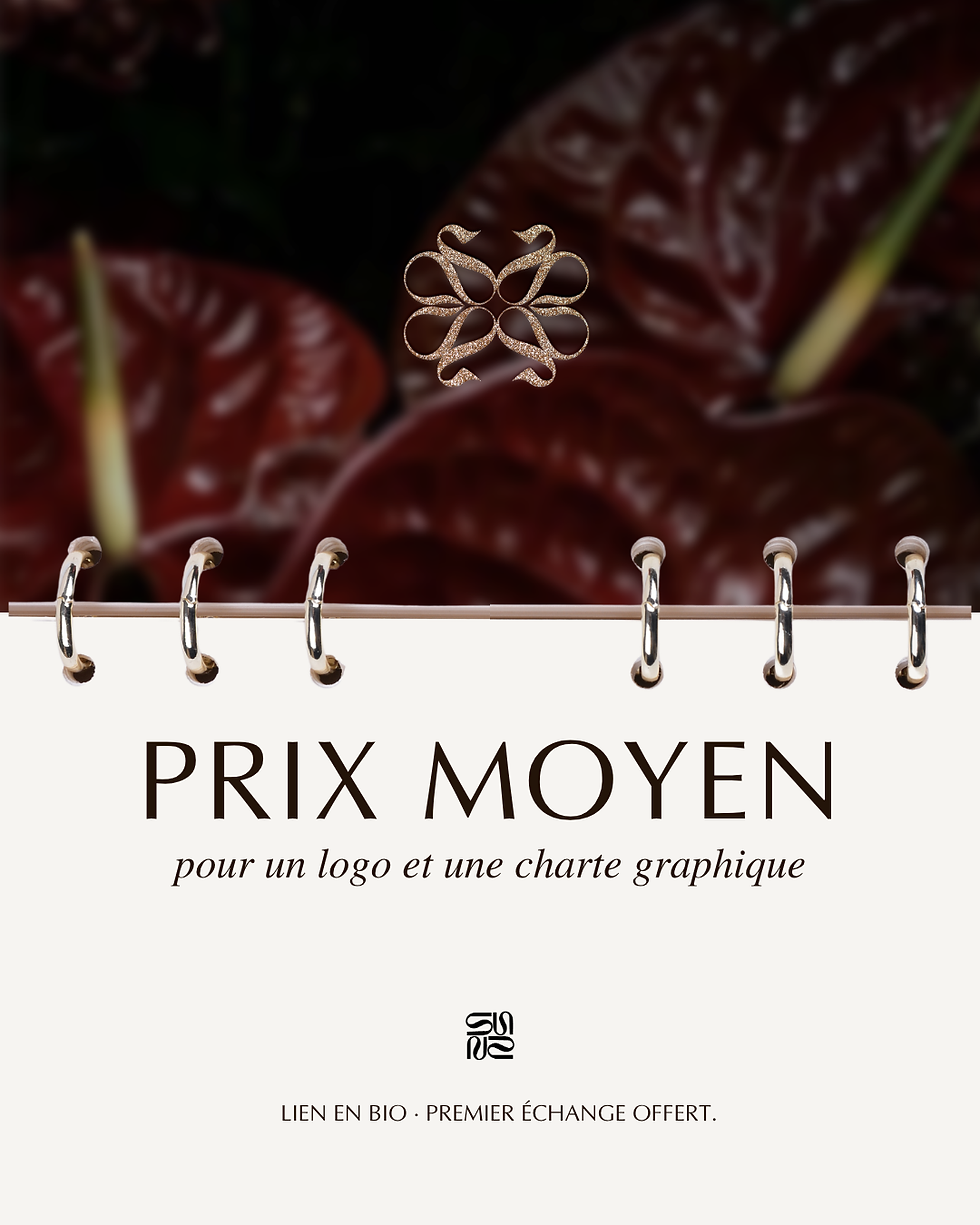 Quel est le prix moyen pour un logo et une charte graphique ?