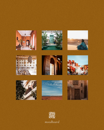identité visuelle riad branding hôtel création logo riad design graphique Maroc portfolio branding charte graphique hôtel agence branding communication hôtel direction artistique moodboard Marrakech Agadir studio graphique agence de communication identité de marque design éditorial logotype charte graphique identité visuelle hôtel création logo sur mesure designer graphique créateur de marque image de marque portfolio design graphique