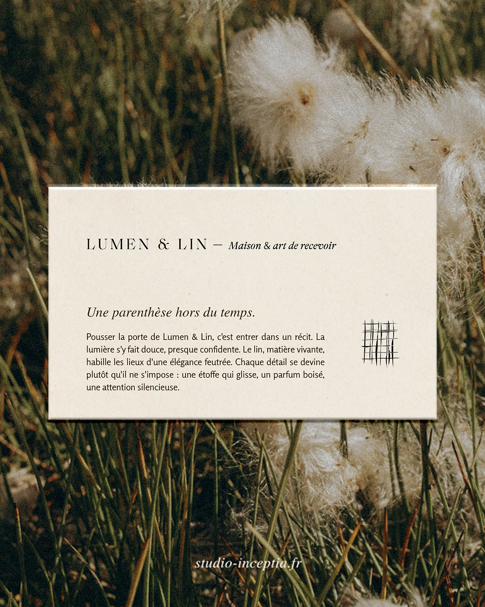 Tendances identité visuelle maison d'hôtes 2026, palette terreuse et typographie serif, graphiste Lyon Studio Inceptia