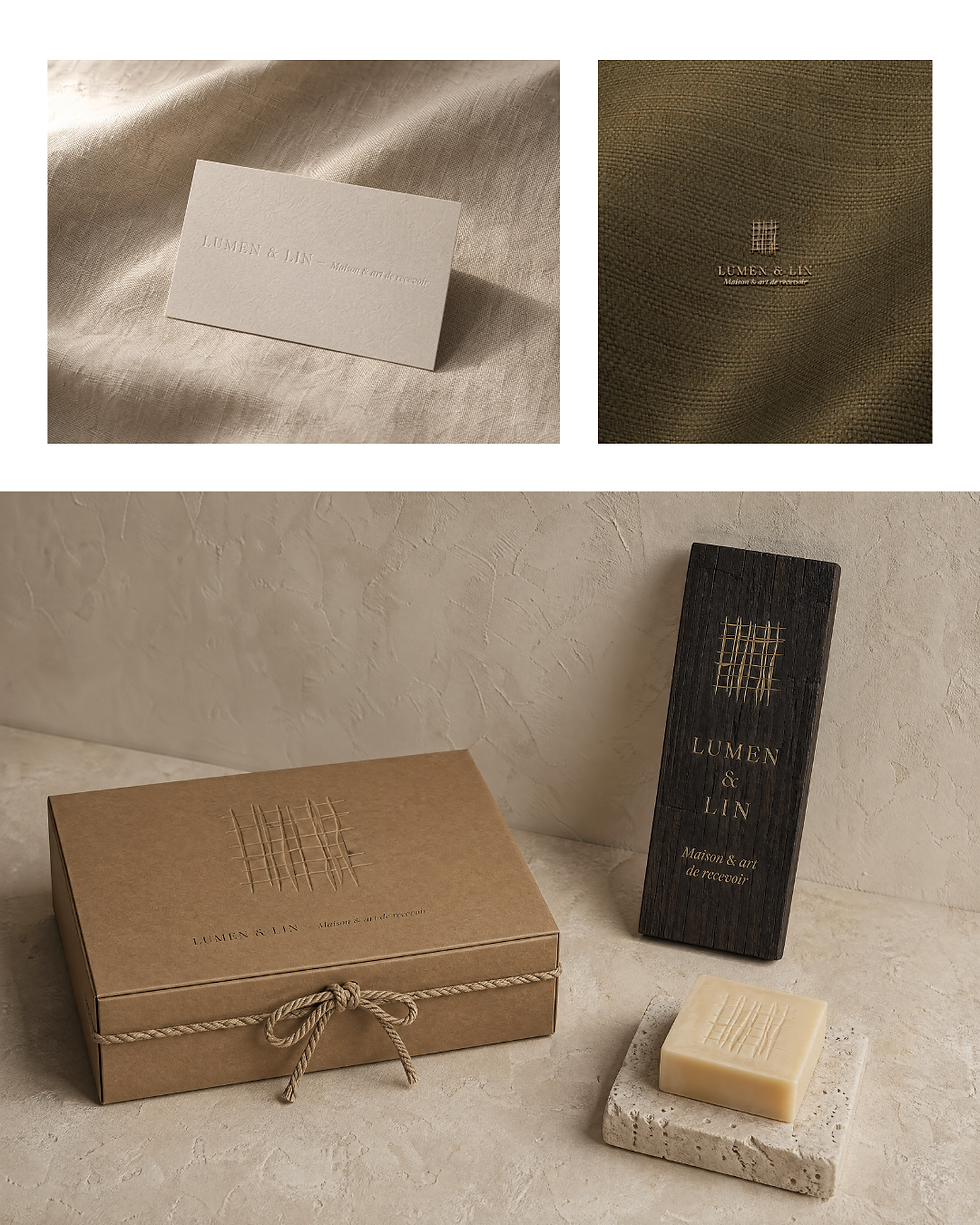 Tendances identité visuelle maison d'hôtes 2026, palette terreuse et typographie serif, graphiste Lyon Studio Inceptia