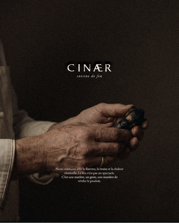 Branding de Cinear, identité visuelle pour la haute gastronomie