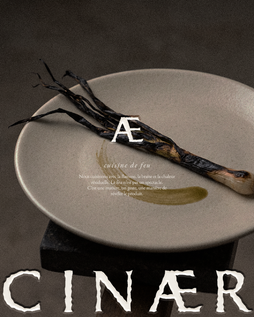 Identité visuelle pour Cinear, univers de haute gastronomie