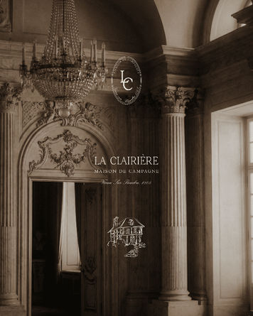 Identité visuelle de La Clairière appliquée à un univers équestre haut de gamme