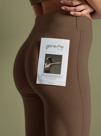 Marque de vêtements de yoga wear logo minimaliste luxe graphiste Studio Inceptia