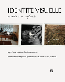Présentation d’une création d’identité visuelle par Studio Inceptia