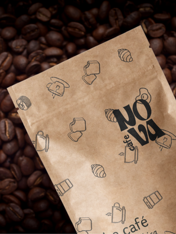 Identité visuelle Logo Coffee Shop tendance Graphiste Lyon Studio Inceptia