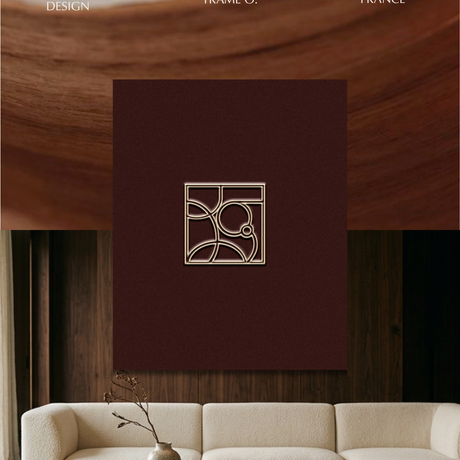 Identité visuelle architecte d'intérieur — application luxe studio inceptia graphiste