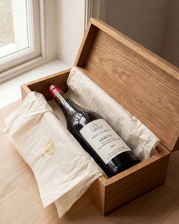 Packaging et coffret du Domaine du Pélican, identité visuelle de domaine viticole