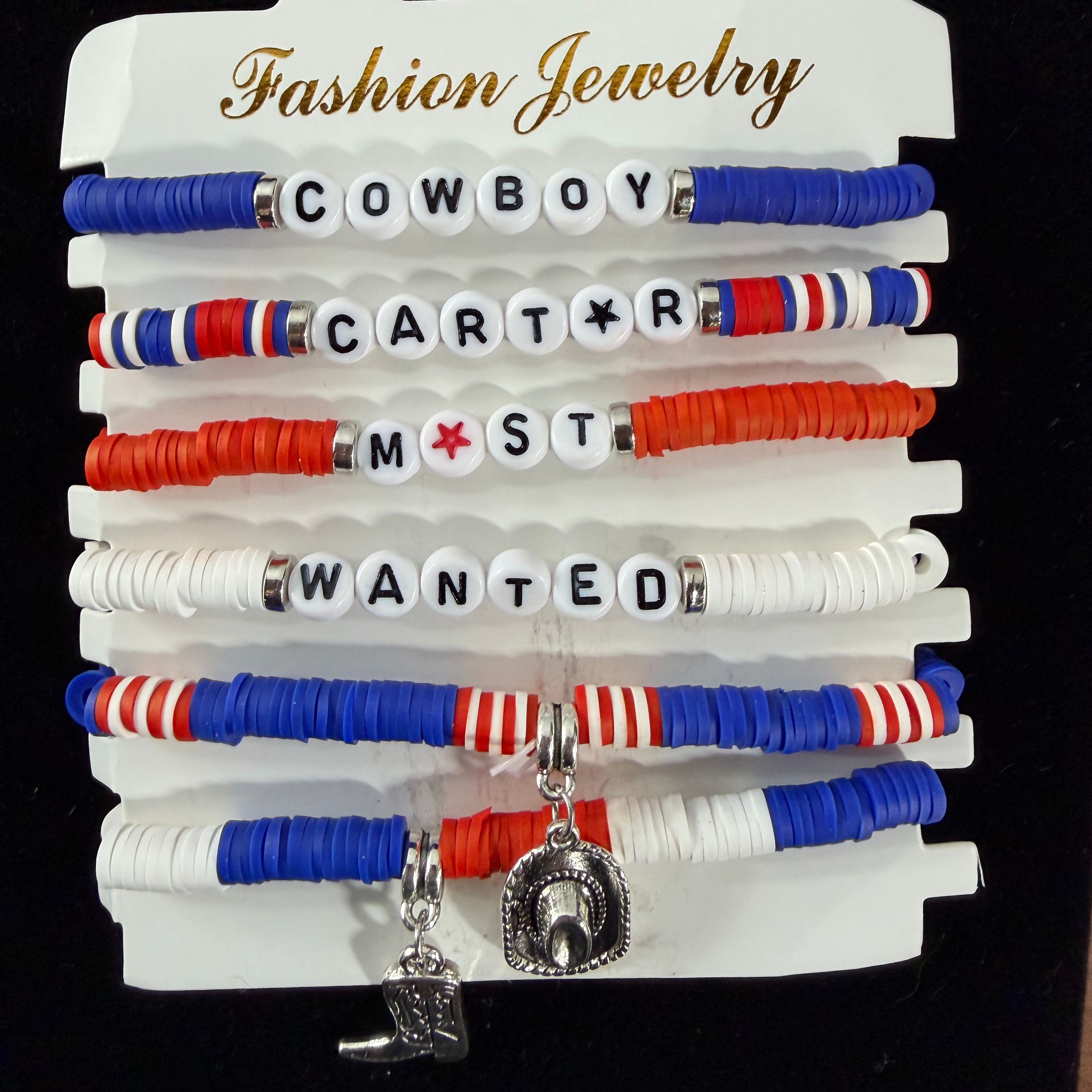 6 Count of Stretch Bracelets 