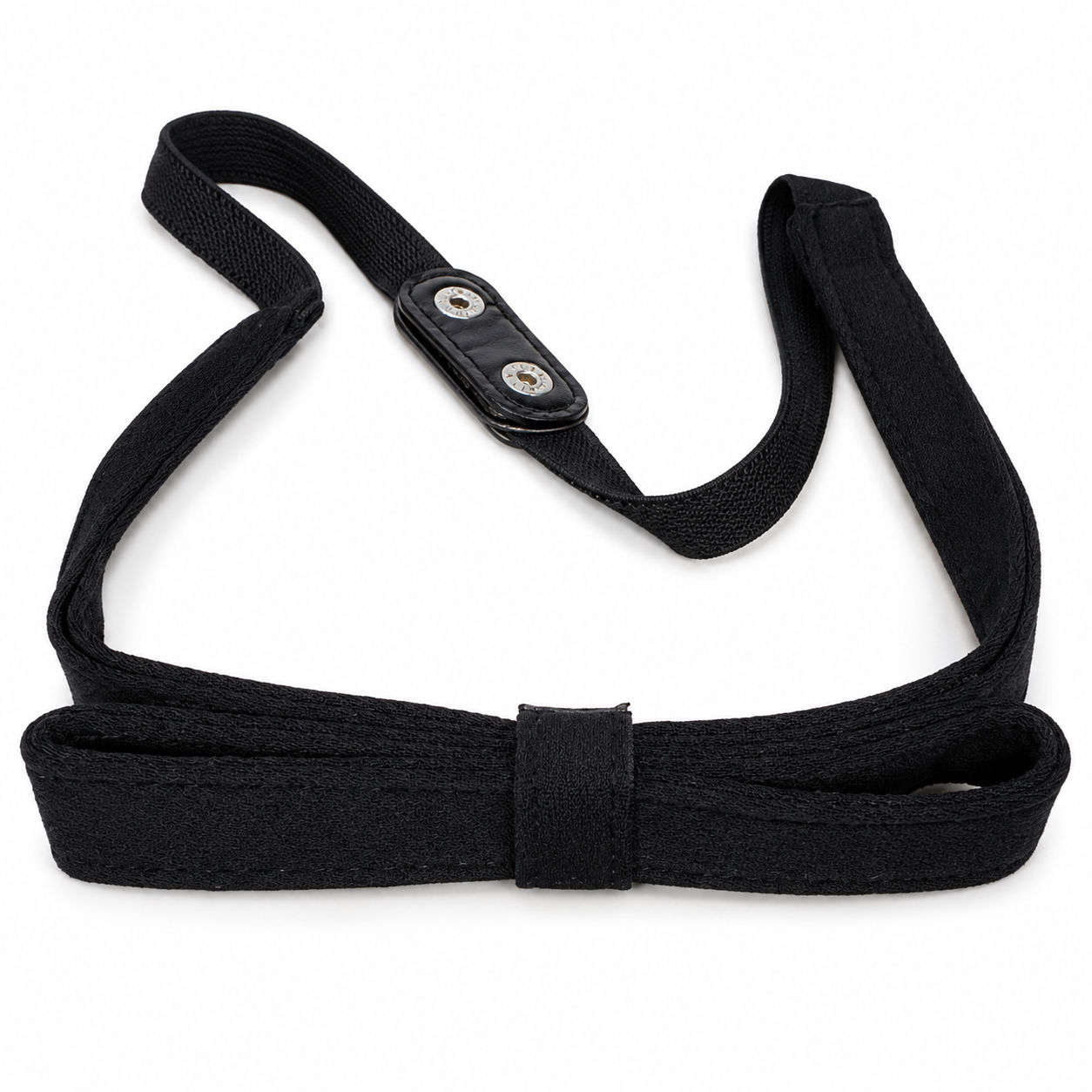 Elastic bow front belt for women