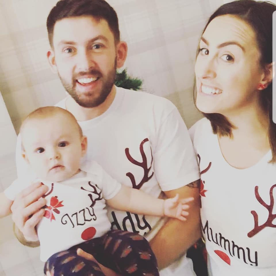 Personalised Family Matching Christmas Tops KIDS