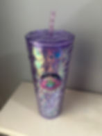 Thumbnail: Purple crystal extra large tumbler fucktus 