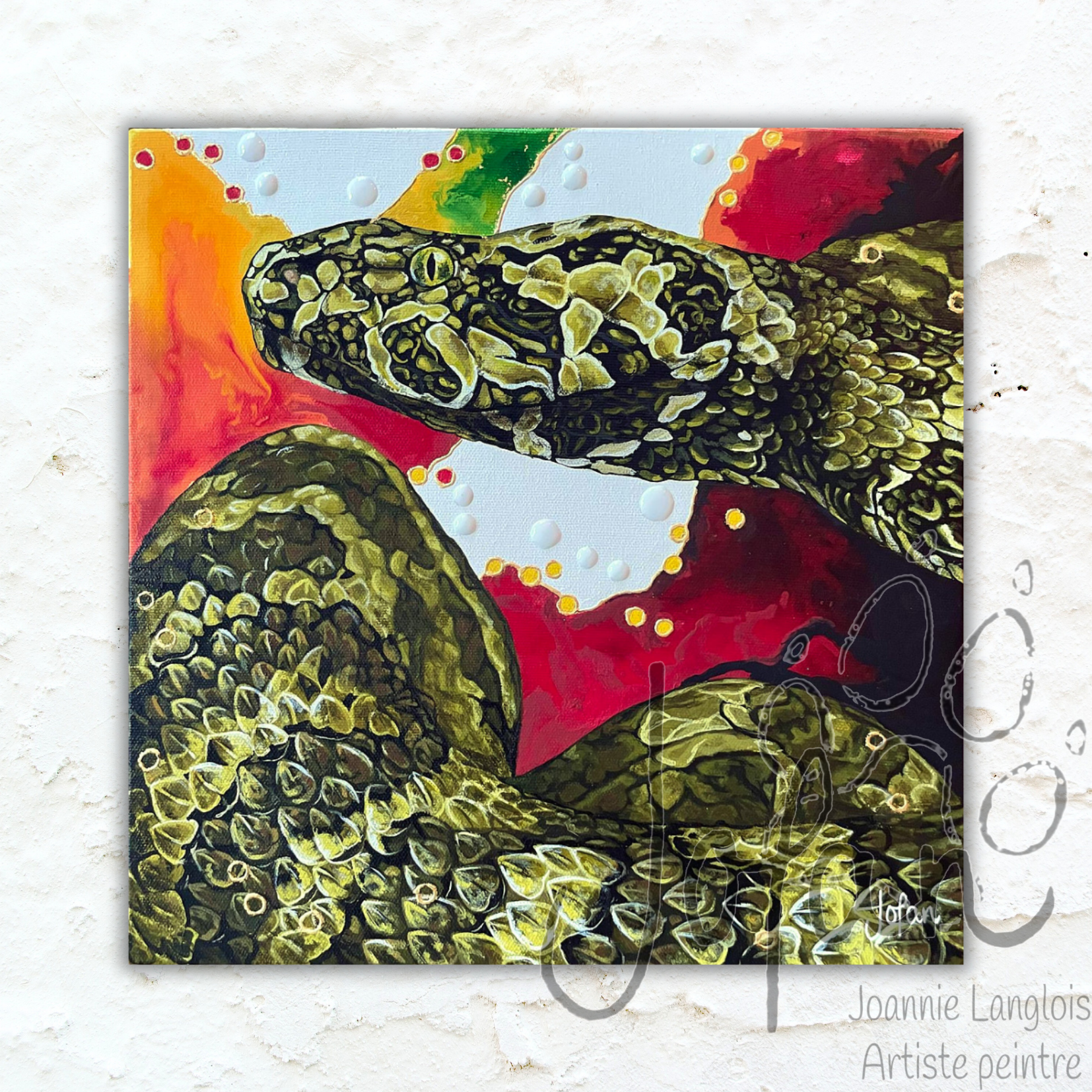 OEUVRE ORIGINALE; Furious five *Vipère