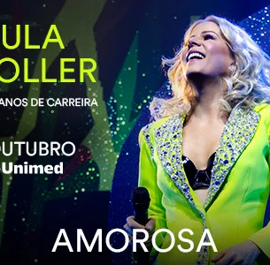 Paula Toller leva audiovisual "Amorosa" aos palcos do Espaço Unimed