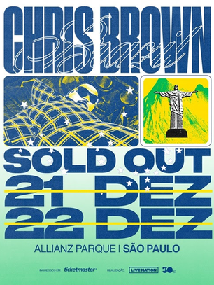 Chris Brown vende 100.000 ingressos e dá sold out em seus dois shows no Allianz Parque