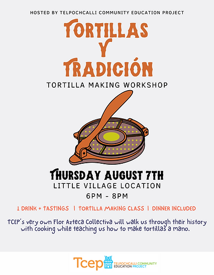 Flyer Tortillas México Ilustrado Azul Naranja.png