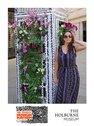 Virtual Photo Booth for Art Exhibitions: Mr Doodle x The Holburne