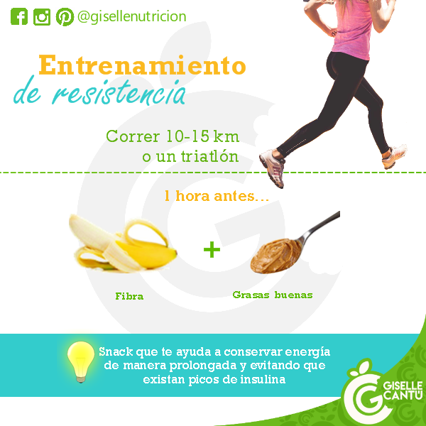 Snack previo: Entrenamiento de Resistencia
