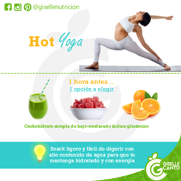 Snack previo: Hot Yoga