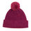 Thumbnail: Pom - Recycled blend classic berry bobble hat