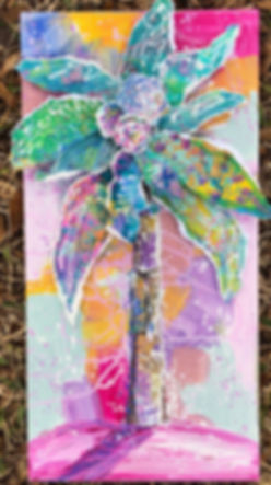 Palm Tree Collage Workshop