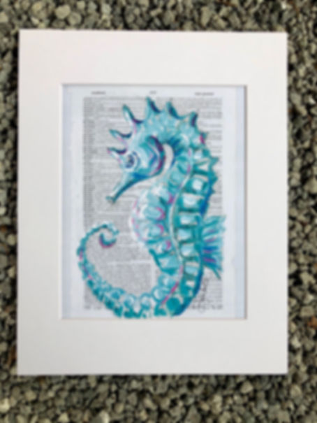 Turquoise Seahorse