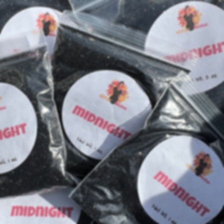 Midnight/Black Fine Metallic Glitter