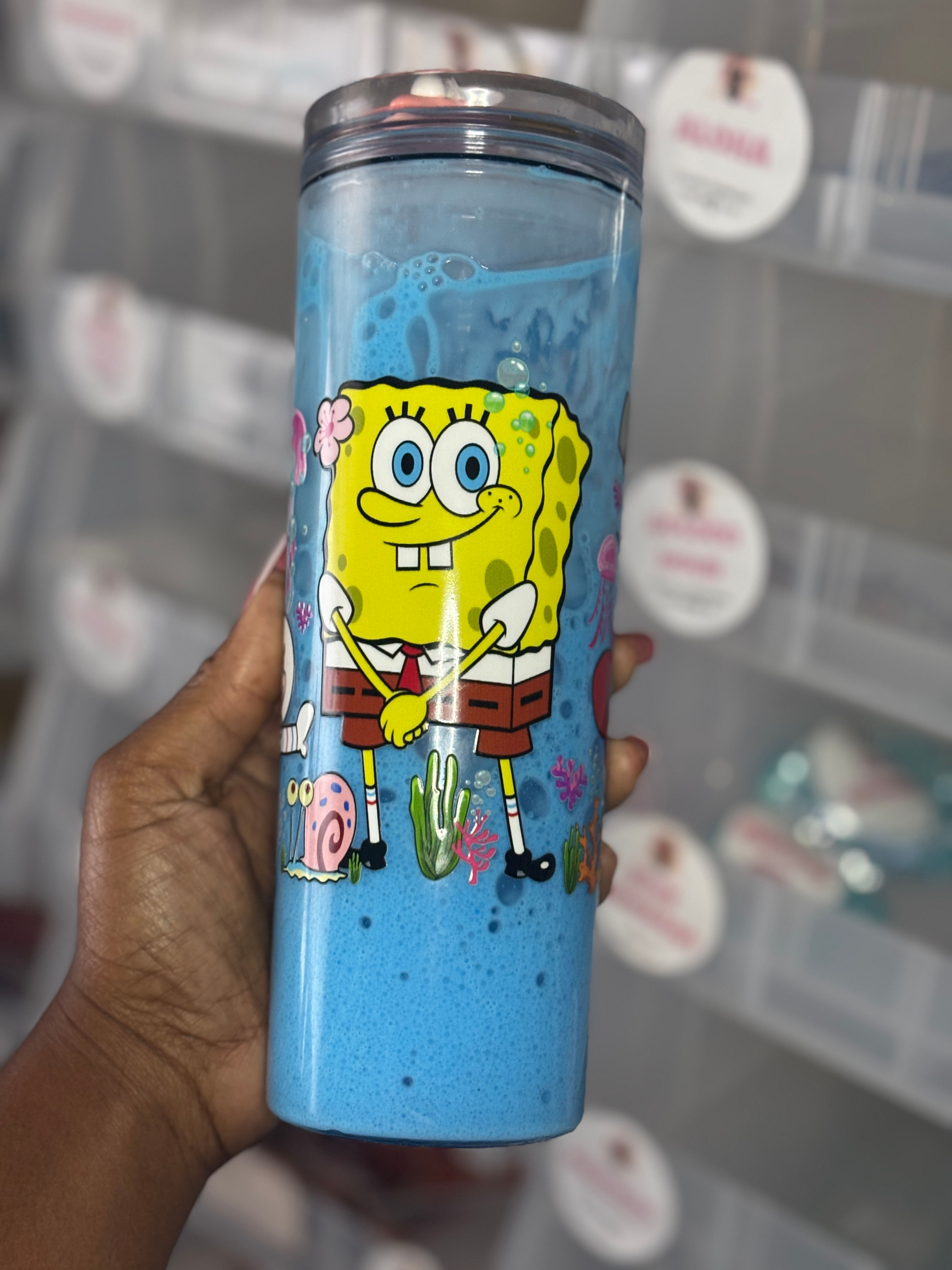 Blue Sponge (20 Oz Acrylic)