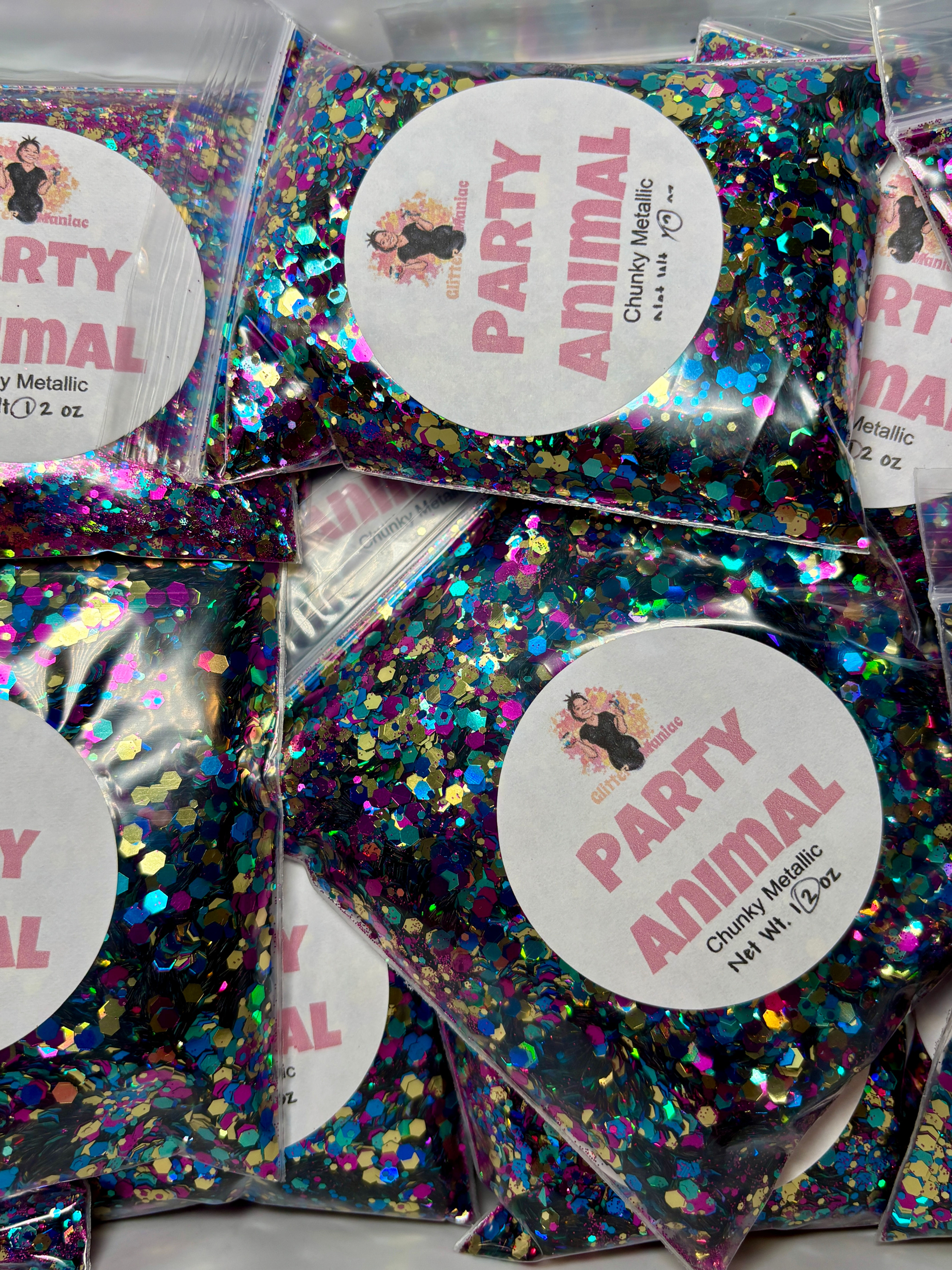 Party Animal/Chunky Colorful Metallic Glitter
