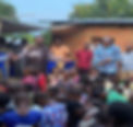 International_Bible_University_USA_Africa_Mission_Trip_Church_Outside_Prayer.JPG