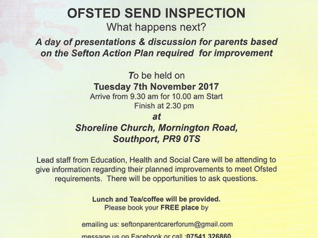 Sefton Parent/Carer Forum Event