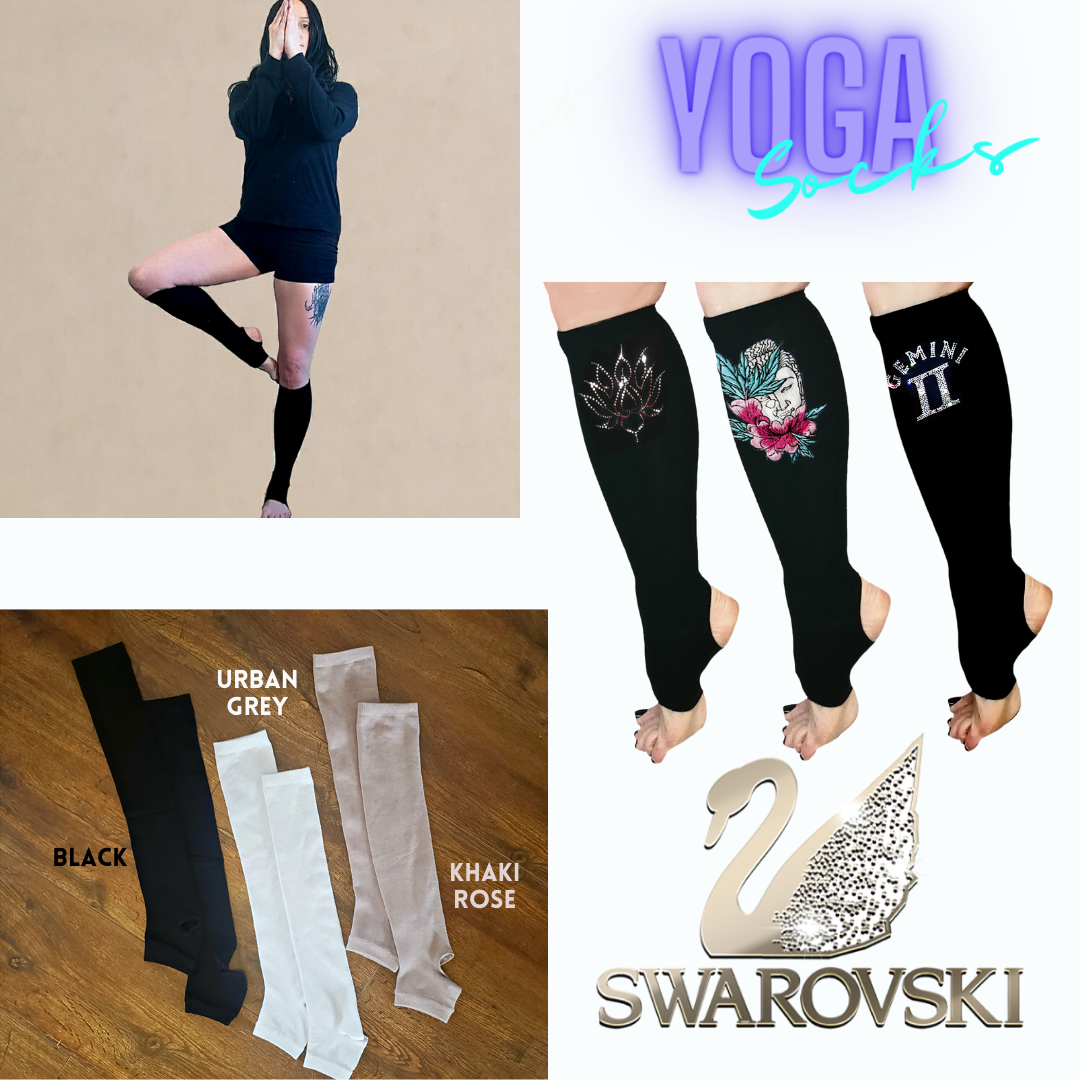 Yoga Stirrup Sock w/ EMBELLISHMENT