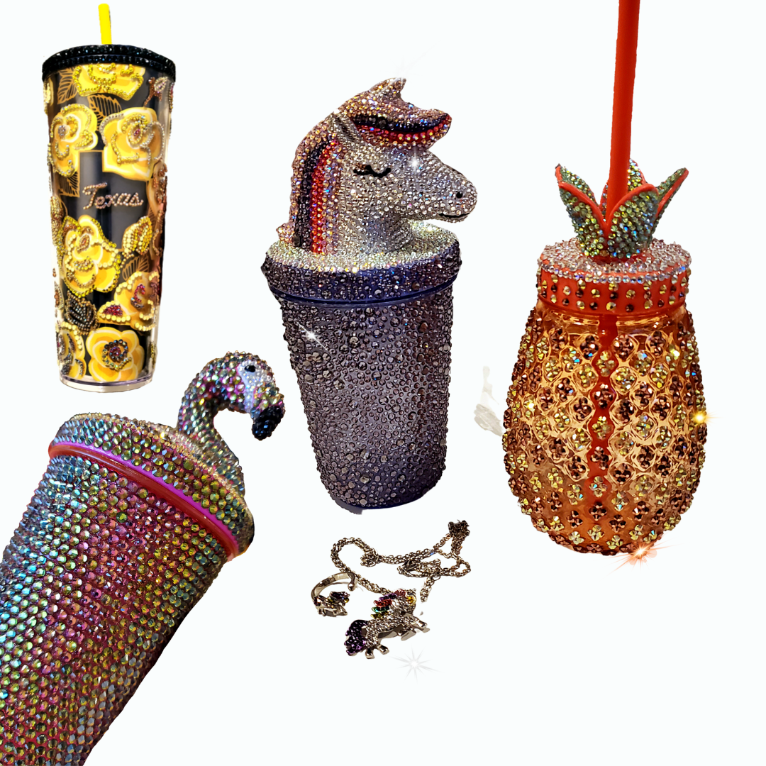 Regular Blinged Out Crystal Tumbler