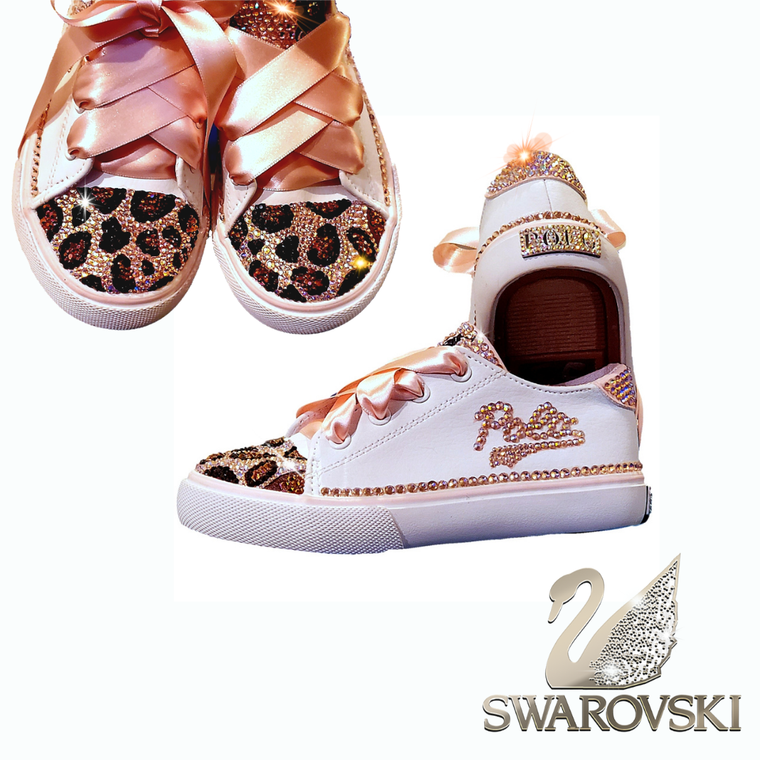 SWAROVSKI Crystal Blinged Out Shoes- Open Size