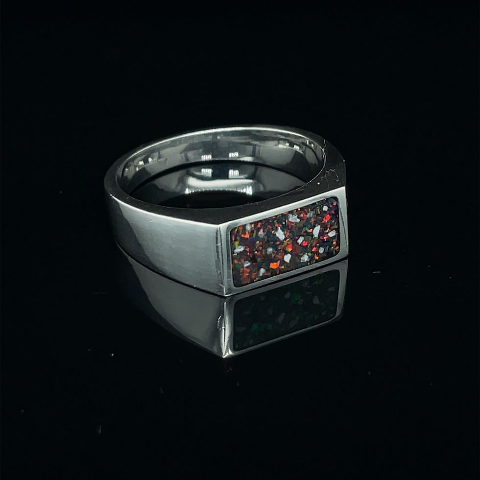 Thumbnail: Sterling silver, Men’s signet ring Hallmarked