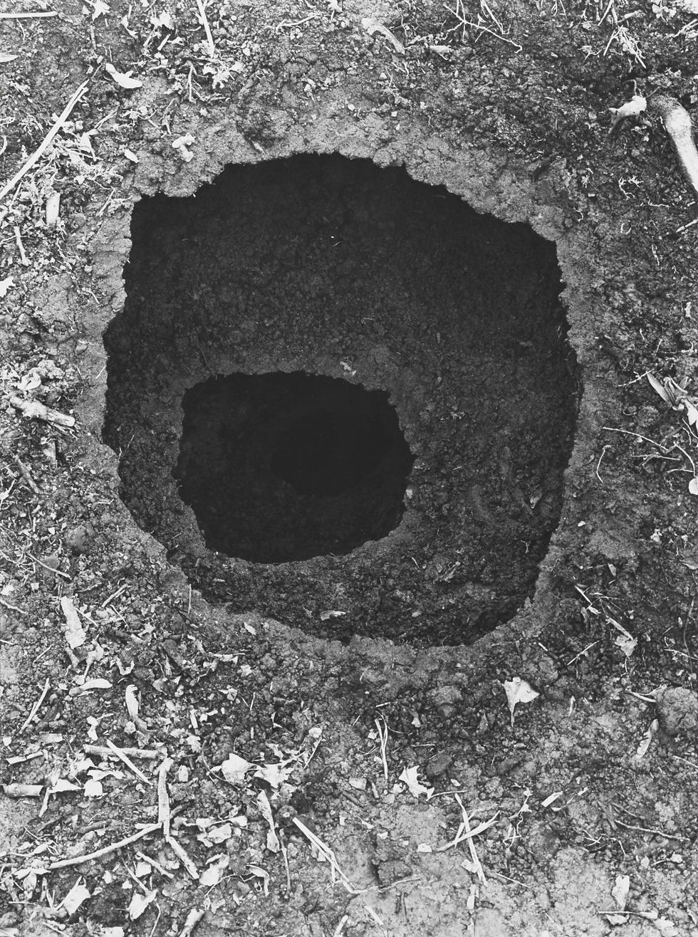 'Holes' (1981) by Andy Goldsworthy. © Tate