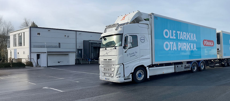 Elintarvikekuljetukset Länsi- ja Etelä-Suomeen