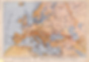 Cartolina Postale Map of Europe