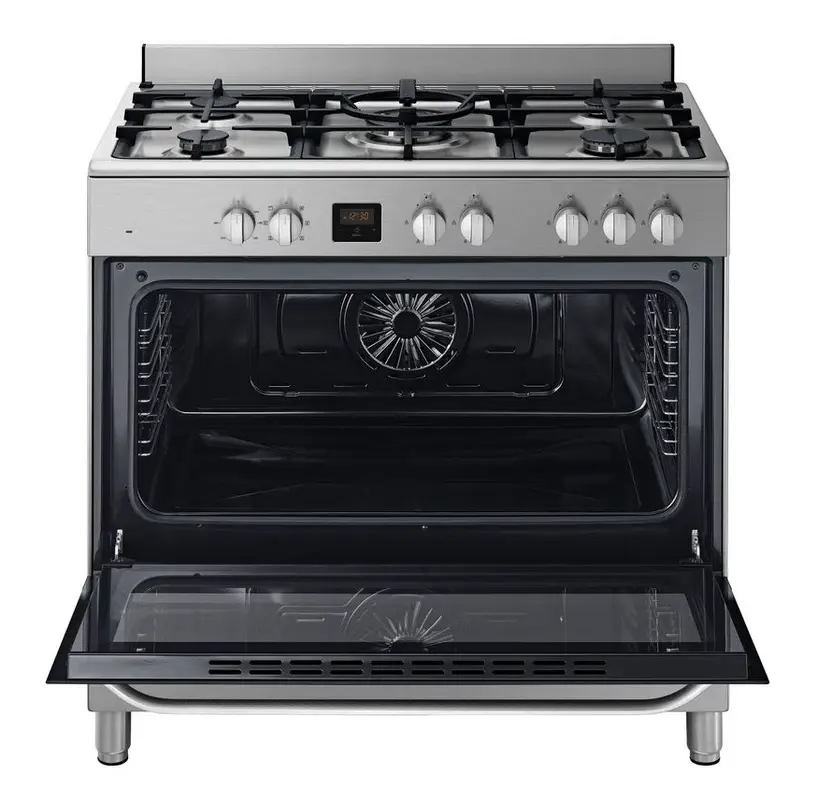 Thumbnail: Samsung Stainless Steel Finish 5-platewith Triple Flame Wok Plate NY90