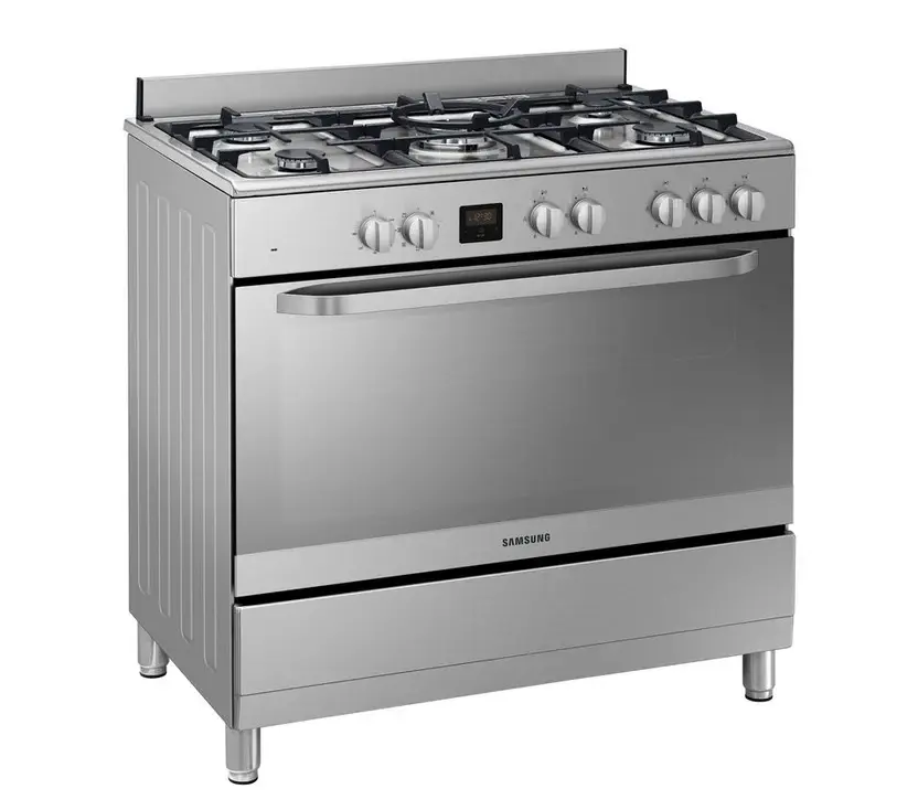 Samsung Stainless Steel Finish 5-platewith Triple Flame Wok Plate NY90
