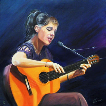 Zaz en concert
portait de zaz en concert
tableau de tornassat
portrait de ZAZ PAR TORNASSAT