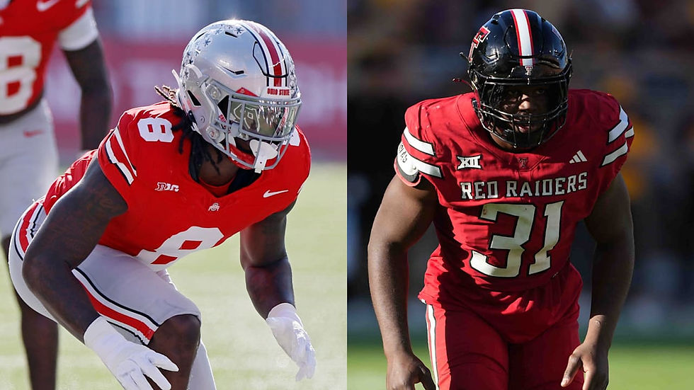 Will the Jets take Arvell Reese or David Bailey at No.2? (Image credit: New York Jets)