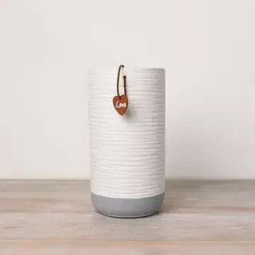 White and grey Vase for flowers