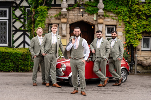 The Ravenswood wedding venue Groom and Groomsmen