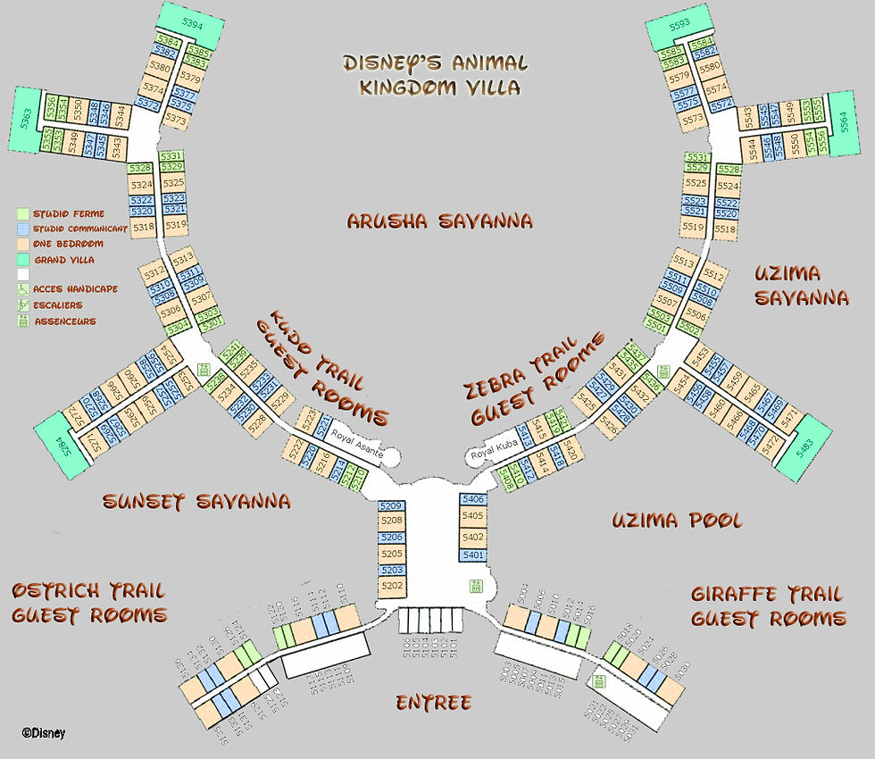 Jambo Villa Map